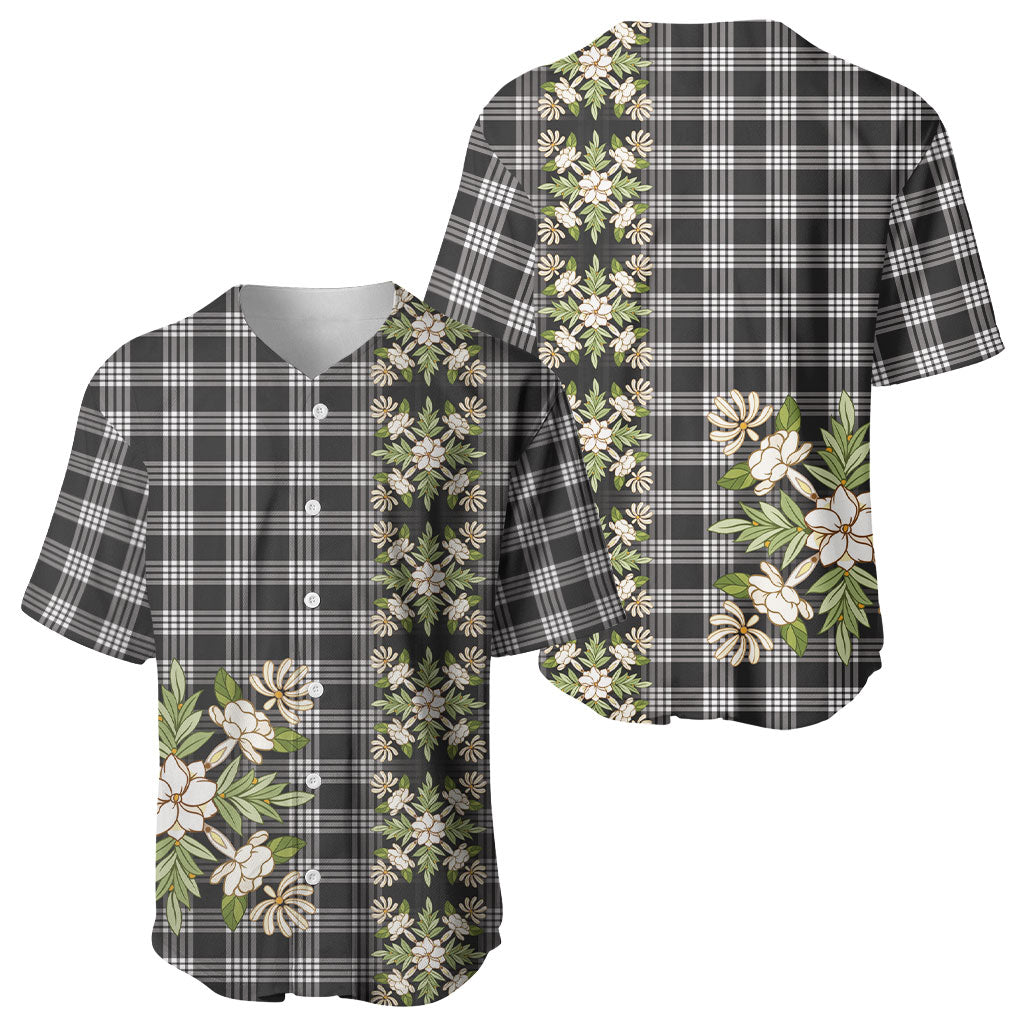 Pauli Hawai'i Palaka Squares Maile Leaf Baseball Jersey Flowers Hawaiian Quilt Patterns LT9 - Polynesian Pride