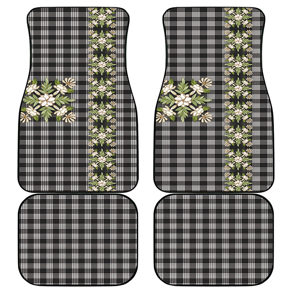 Pauli Hawai'i Palaka Squares Maile Leaf Car Mats Flowers Hawaiian Quilt Patterns LT9 - Polynesian Pride