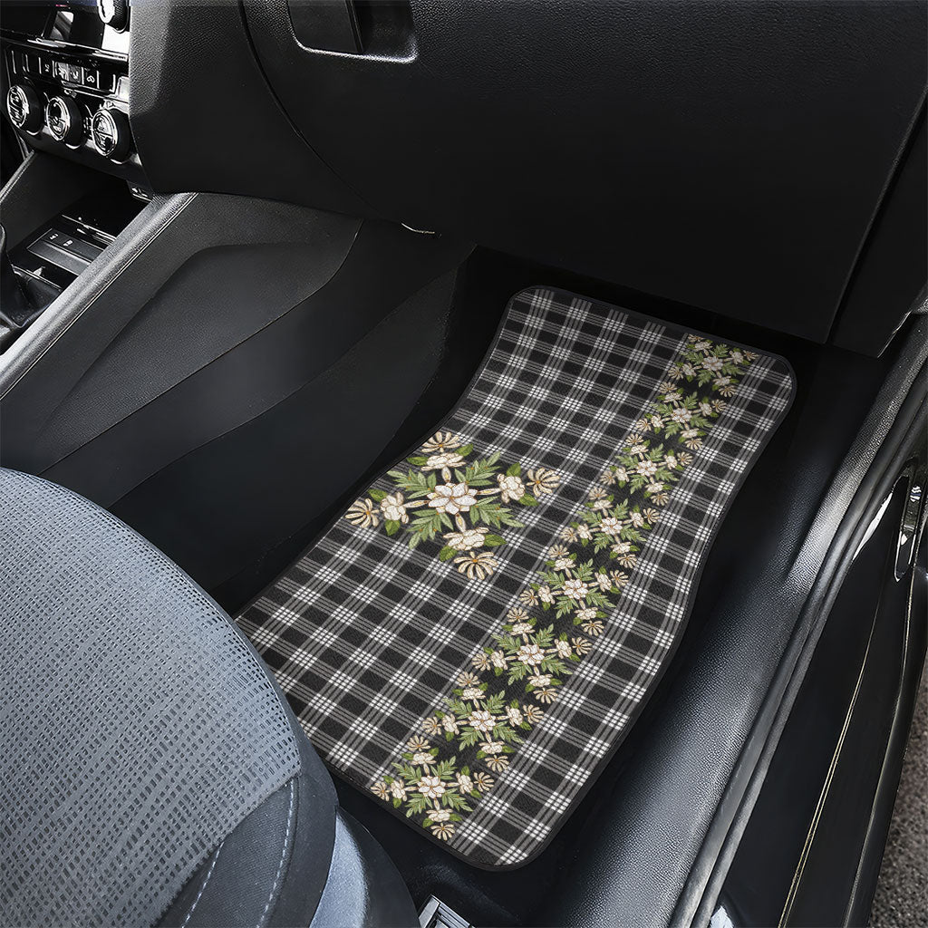 Pauli Hawai'i Palaka Squares Maile Leaf Car Mats Flowers Hawaiian Quilt Patterns LT9 - Polynesian Pride