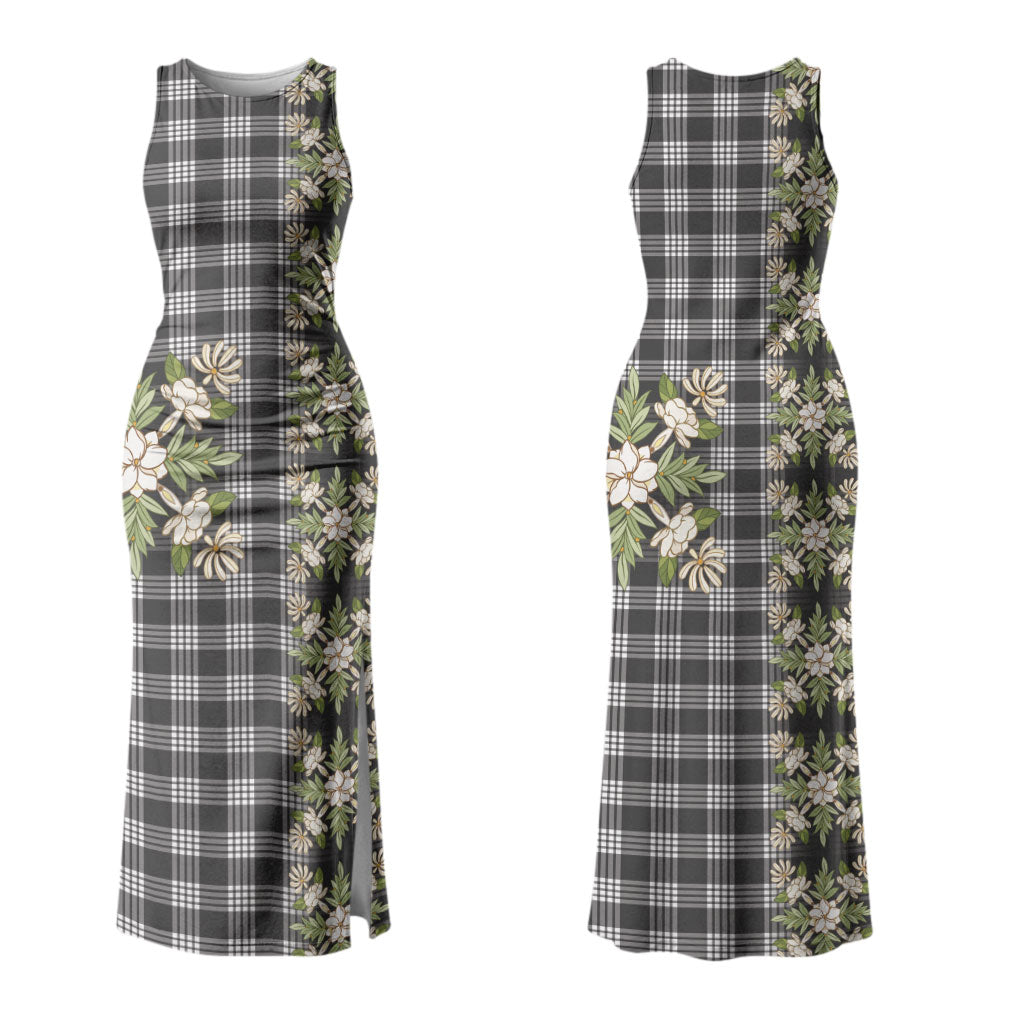 Pauli Hawai'i Palaka Squares Maile Leaf Couples Matching Tank Maxi Dress and Long Sleeve Button Shirt Flowers Hawaiian Quilt Patterns LT9 - Polynesian Pride