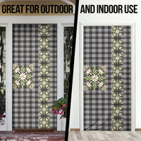Pauli Hawai'i Palaka Squares Maile Leaf Door Cover Flowers Hawaiian Quilt Patterns LT9 - Polynesian Pride