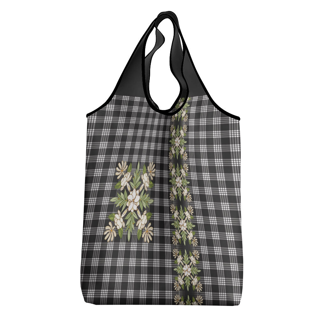 Pauli Hawai'i Palaka Squares Maile Leaf Grocery Bag Flowers Hawaiian Quilt Patterns LT9 - Polynesian Pride