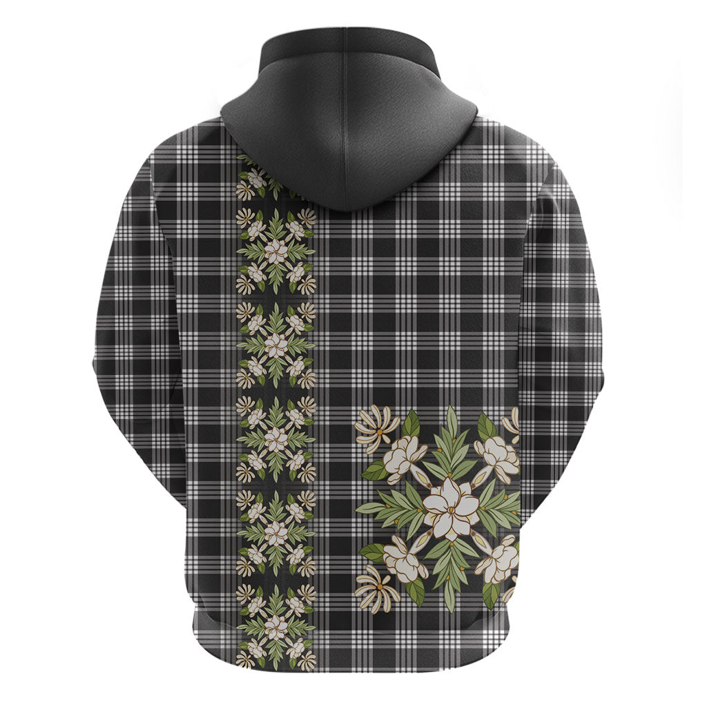 Pauli Hawai'i Palaka Squares Maile Leaf Hoodie Flowers Hawaiian Quilt Patterns LT9 - Polynesian Pride