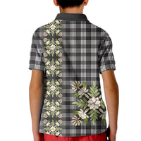 Pauli Hawai'i Palaka Squares Maile Leaf Kid Polo Shirt Flowers Hawaiian Quilt Patterns LT9 - Polynesian Pride