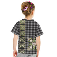 Pauli Hawai'i Palaka Squares Maile Leaf Kid T Shirt Flowers Hawaiian Quilt Patterns LT9 - Polynesian Pride