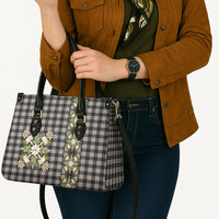 Pauli Hawai'i Palaka Squares Maile Leaf Leather Bag Flowers Hawaiian Quilt Patterns LT9 - Polynesian Pride
