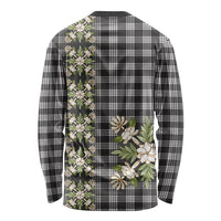 Pauli Hawai'i Palaka Squares Maile Leaf Long Sleeve Shirt Flowers Hawaiian Quilt Patterns LT9 - Polynesian Pride