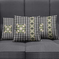 Pauli Hawai'i Palaka Squares Maile Leaf Pillow Cover Flowers Hawaiian Quilt Patterns LT9 - Polynesian Pride