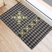 Pauli Hawai'i Palaka Squares Maile Leaf Rubber Doormat Flowers Hawaiian Quilt Patterns LT9 - Polynesian Pride