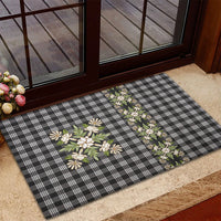 Pauli Hawai'i Palaka Squares Maile Leaf Rubber Doormat Flowers Hawaiian Quilt Patterns LT9 - Polynesian Pride