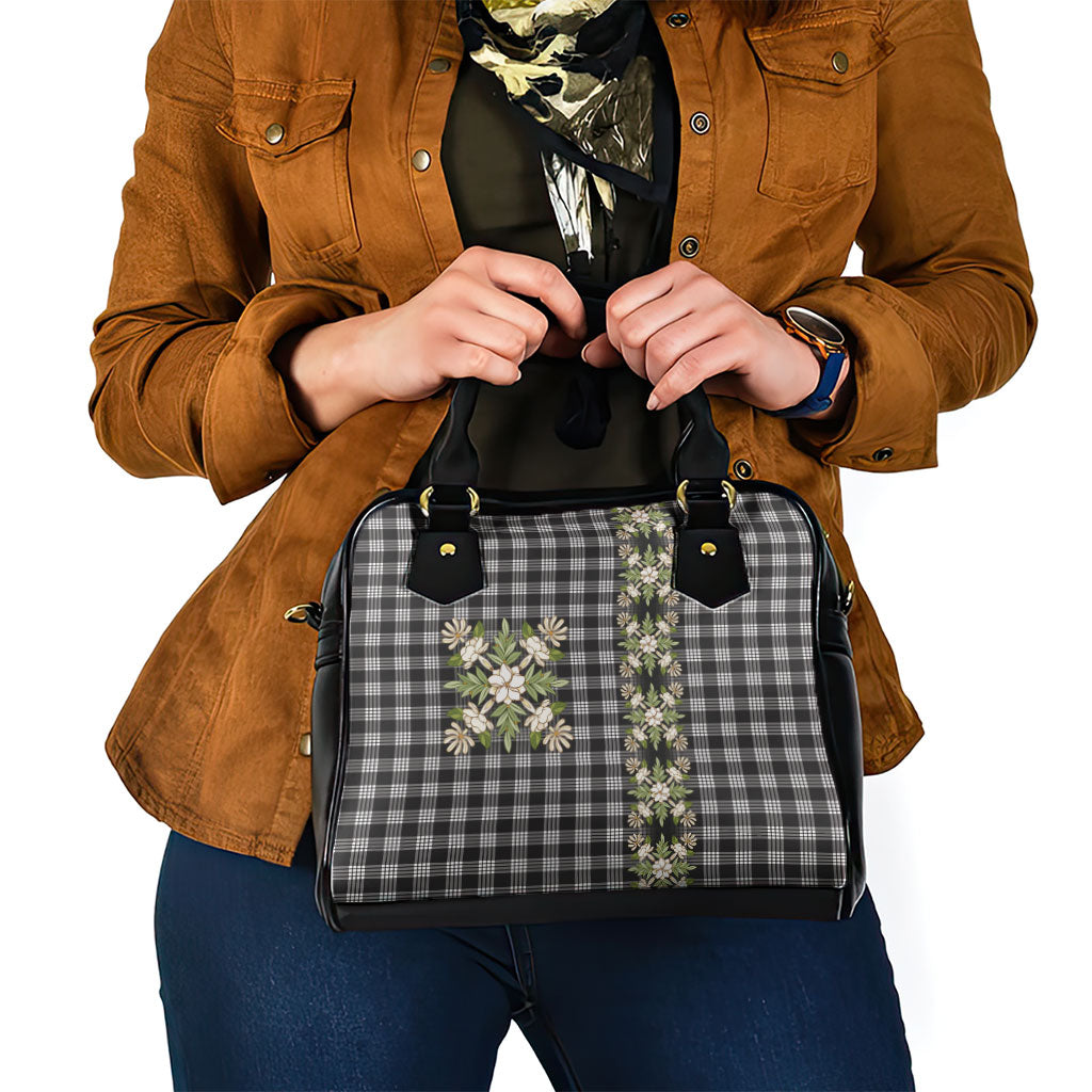 Pauli Hawai'i Palaka Squares Maile Leaf Shoulder Handbag Flowers Hawaiian Quilt Patterns LT9 - Polynesian Pride