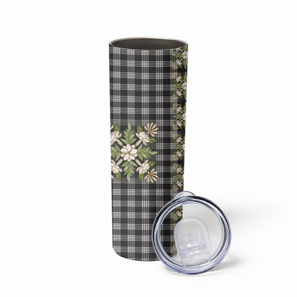 Pauli Hawai'i Palaka Squares Maile Leaf Skinny Tumbler Flowers Hawaiian Quilt Patterns LT9 - Polynesian Pride