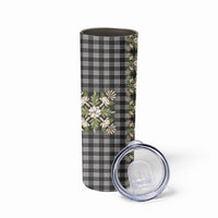 Pauli Hawai'i Palaka Squares Maile Leaf Skinny Tumbler Flowers Hawaiian Quilt Patterns LT9 - Polynesian Pride