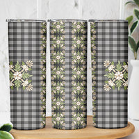 Pauli Hawai'i Palaka Squares Maile Leaf Skinny Tumbler Flowers Hawaiian Quilt Patterns LT9 - Polynesian Pride