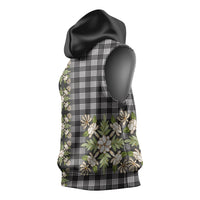 Pauli Hawai'i Palaka Squares Maile Leaf Sleeveless Hoodie Flowers Hawaiian Quilt Patterns LT9 - Polynesian Pride