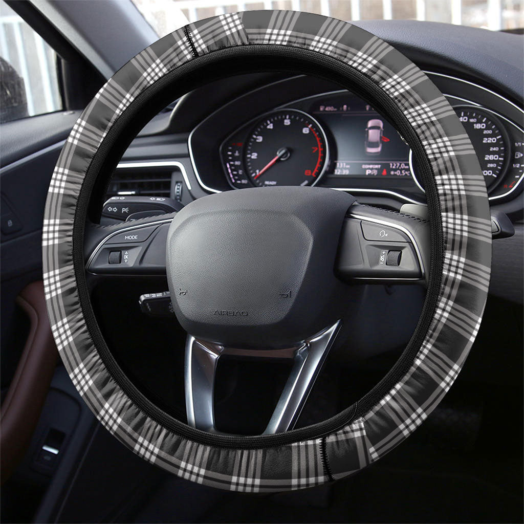 Pauli Hawai'i Palaka Squares Maile Leaf Steering Wheel Cover Flowers Hawaiian Quilt Patterns LT9 - Polynesian Pride