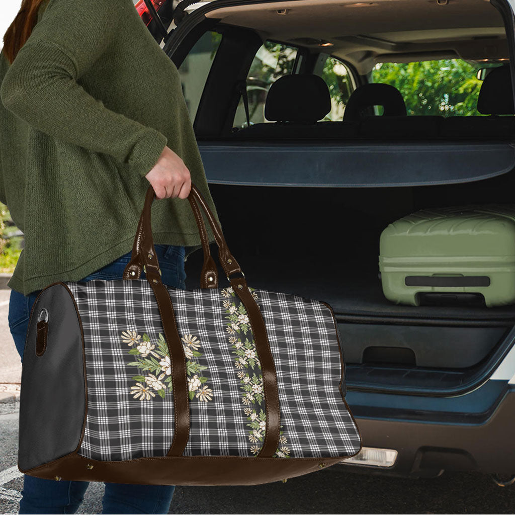 Pauli Hawai'i Palaka Squares Maile Leaf Travel Bag Flowers Hawaiian Quilt Patterns LT9 - Polynesian Pride