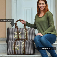 Pauli Hawai'i Palaka Squares Maile Leaf Travel Bag Flowers Hawaiian Quilt Patterns LT9 - Polynesian Pride