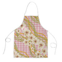 Akala Hamele Palaka Plumeria Apron Puakenikeni and Maile Lei LT9 Dusty Rose - Polynesian Pride