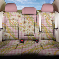 Akala Hamele Palaka Plumeria Back Car Seat Cover Puakenikeni and Maile Lei LT9 One Size Dusty Rose - Polynesian Pride