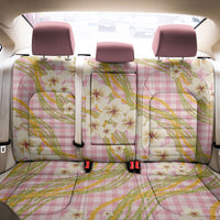 Akala Hamele Palaka Plumeria Back Car Seat Cover Puakenikeni and Maile Lei LT9 - Polynesian Pride