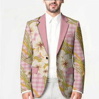 Akala Hamele Palaka Plumeria Blazer Puakenikeni and Maile Lei LT9 - Polynesian Pride