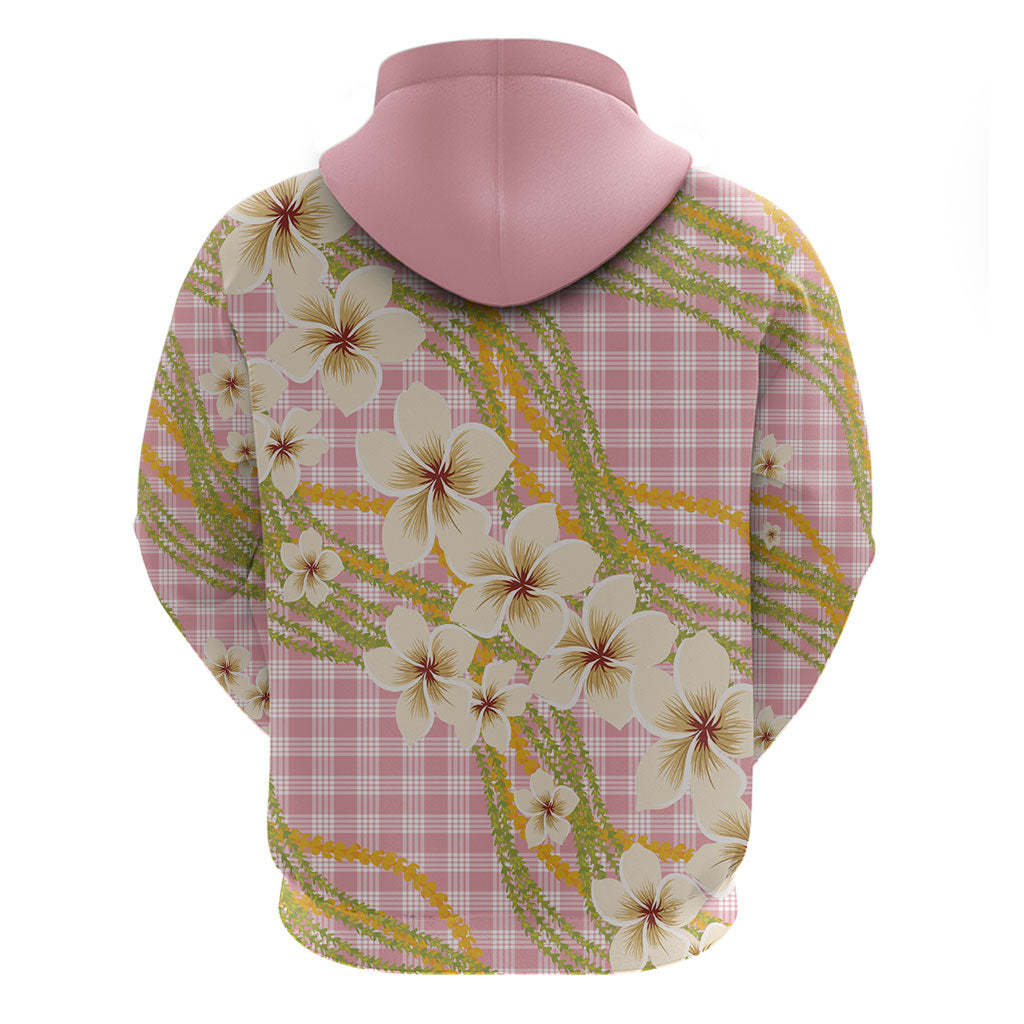Akala Hamele Palaka Plumeria Hoodie Puakenikeni and Maile Lei LT9 - Polynesian Pride