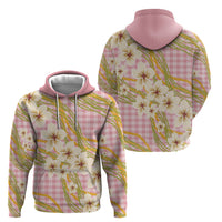 Akala Hamele Palaka Plumeria Hoodie Puakenikeni and Maile Lei LT9 - Polynesian Pride