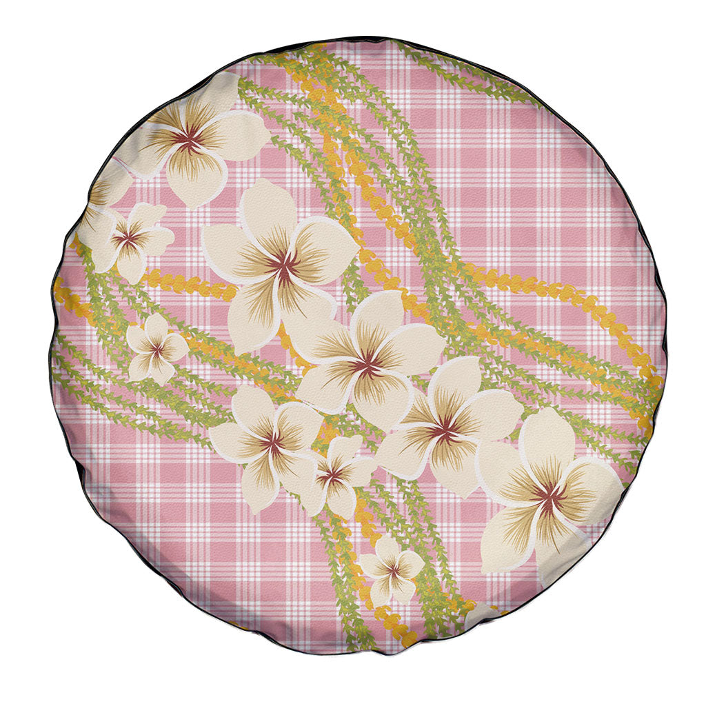 Akala Hamele Palaka Plumeria Spare Tire Cover Puakenikeni and Maile Lei LT9 - Polynesian Pride