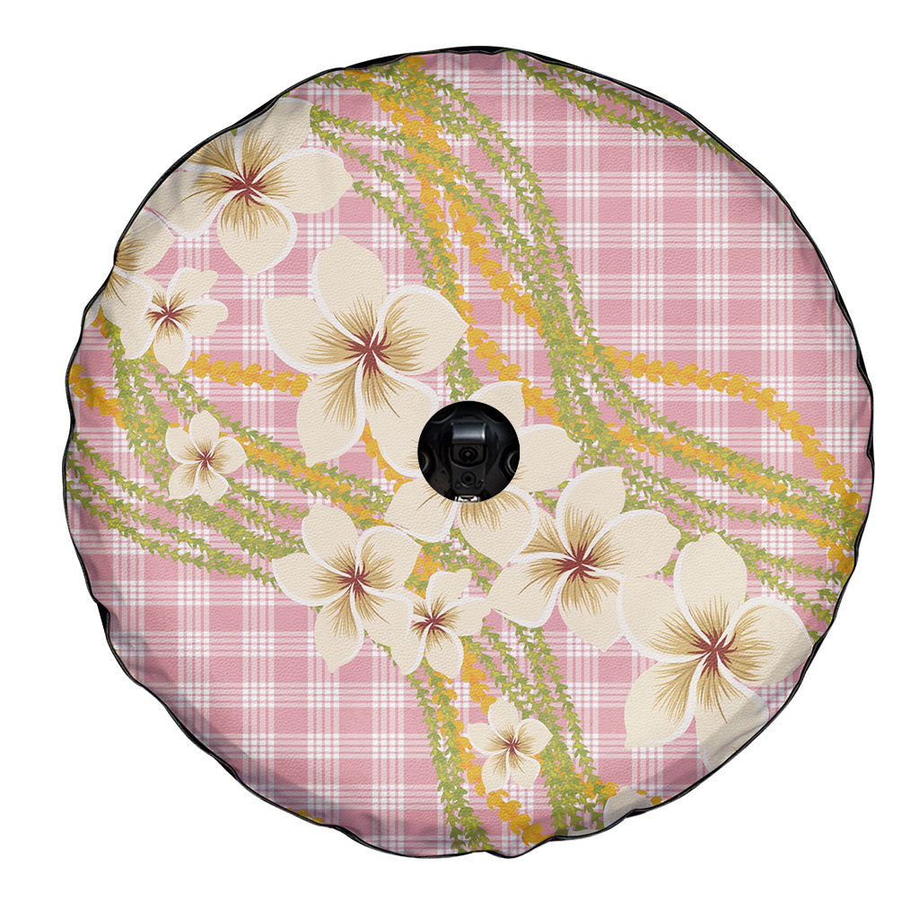 Akala Hamele Palaka Plumeria Spare Tire Cover Puakenikeni and Maile Lei LT9 - Polynesian Pride