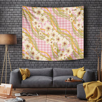 Akala Hamele Palaka Plumeria Tapestry Puakenikeni and Maile Lei LT9 Dusty Rose - Polynesian Pride