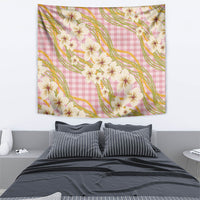 Akala Hamele Palaka Plumeria Tapestry Puakenikeni and Maile Lei LT9 - Polynesian Pride