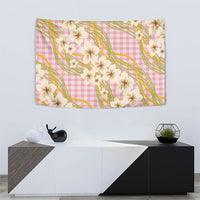 Akala Hamele Palaka Plumeria Tapestry Puakenikeni and Maile Lei LT9 - Polynesian Pride