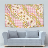 Akala Hamele Palaka Plumeria Tapestry Puakenikeni and Maile Lei LT9 - Polynesian Pride