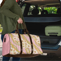 Akala Hamele Palaka Plumeria Travel Bag Puakenikeni and Maile Lei LT9 - Polynesian Pride