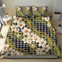 Ele'ele Hawai'i Palaka Plumeria Bedding Set Puakenikeni and Maile Lei LT9 - Polynesian Pride