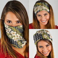 Ele'ele Hawai'i Palaka Plumeria Neck Gaiter Puakenikeni and Maile Lei LT9 - Polynesian Pride