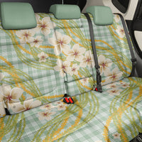 Liko Kukui Hawai'i Palaka Plumeria Back Car Seat Cover Puakenikeni and Maile Lei LT9 - Polynesian Pride