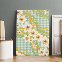 Liko Kukui Hawai'i Palaka Plumeria Canvas Wall Art Puakenikeni and Maile Lei LT9 - Polynesian Pride