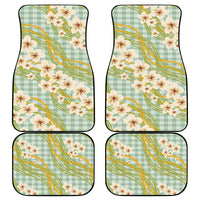 Liko Kukui Hawai'i Palaka Plumeria Car Mats Puakenikeni and Maile Lei LT9 - Polynesian Pride