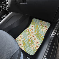 Liko Kukui Hawai'i Palaka Plumeria Car Mats Puakenikeni and Maile Lei LT9 - Polynesian Pride