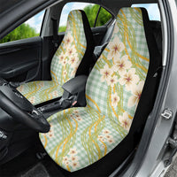 Liko Kukui Hawai'i Palaka Plumeria Car Seat Cover Puakenikeni and Maile Lei LT9 - Polynesian Pride