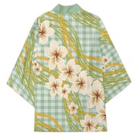 Liko Kukui Hawai'i Palaka Plumeria Kimono Puakenikeni and Maile Lei LT9 - Polynesian Pride
