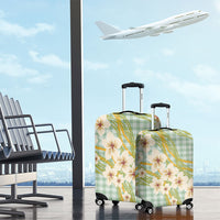 Liko Kukui Hawai'i Palaka Plumeria Luggage Cover Puakenikeni and Maile Lei LT9 - Polynesian Pride