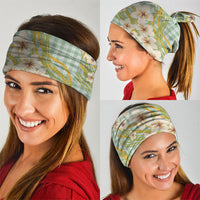 Liko Kukui Hawai'i Palaka Plumeria Neck Gaiter Puakenikeni and Maile Lei LT9 - Polynesian Pride