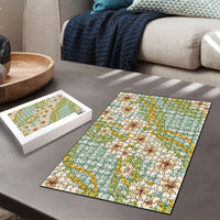 Liko Kukui Hawai'i Palaka Plumeria Puzzle Puakenikeni and Maile Lei LT9 - Polynesian Pride