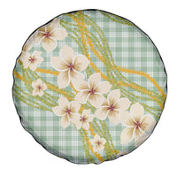 Liko Kukui Hawai'i Palaka Plumeria Spare Tire Cover Puakenikeni and Maile Lei LT9 - Polynesian Pride