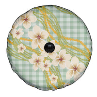 Liko Kukui Hawai'i Palaka Plumeria Spare Tire Cover Puakenikeni and Maile Lei LT9 - Polynesian Pride