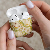 Melemele Ahiahia Hawai'i Palaka Plumeria AirPods Case Puakenikeni and Maile Lei LT9 - Polynesian Pride