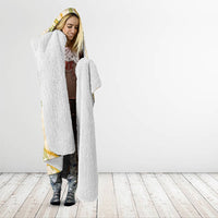 Melemele Ahiahia Hawai'i Palaka Plumeria Hooded Blanket Puakenikeni and Maile Lei LT9 - Polynesian Pride